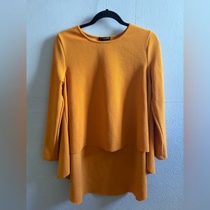 SHEIN long sleeve mustard shirt medium
